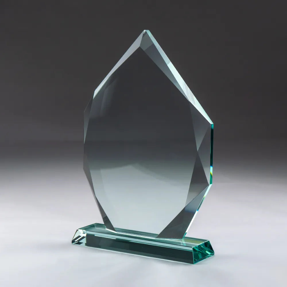 Iceberg Design Crystal Awards with Glass Base