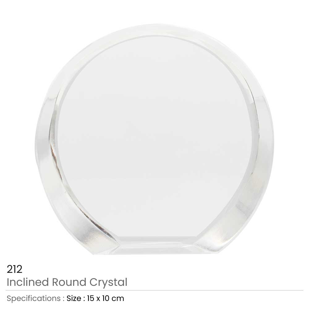 Inclined Round Crystals