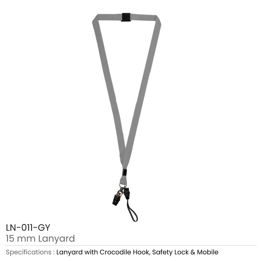 Lanyards with Crocodile Clip, Mobile Holders & Safety Lock