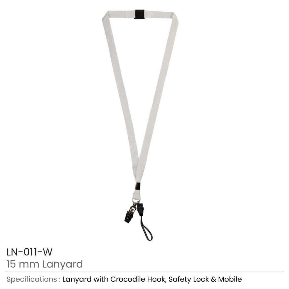 Lanyards with Crocodile Clip, Mobile Holders & Safety Lock