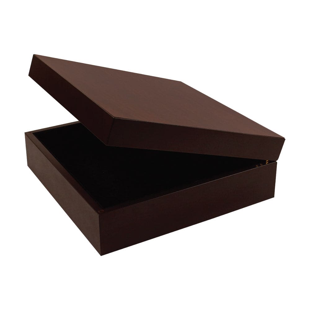 50 Luxury Black Plain Wooden Gift Box Size XL