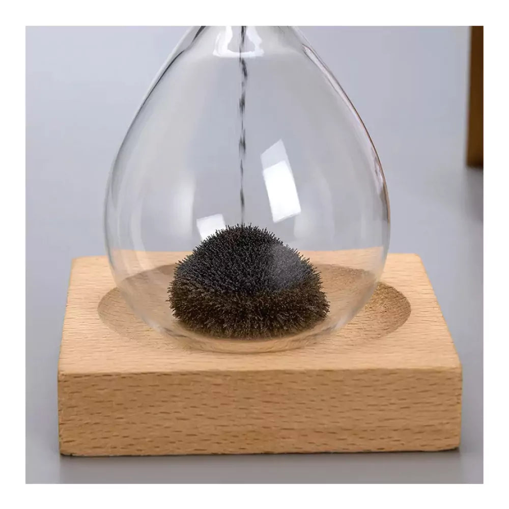 Magnetic Sand Timer with Wooden Base - 2 Minutes