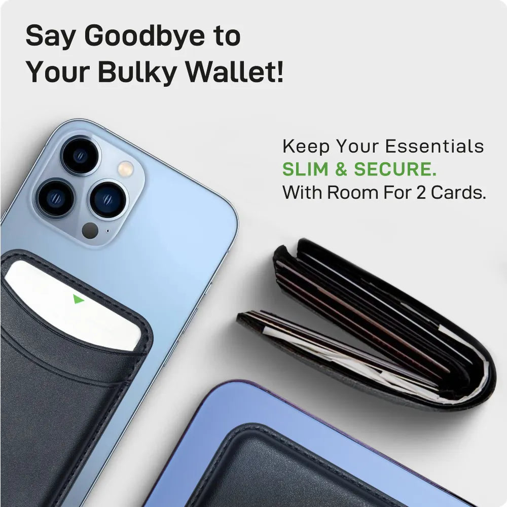 MagSafe Phone PU Wallet Card Holder