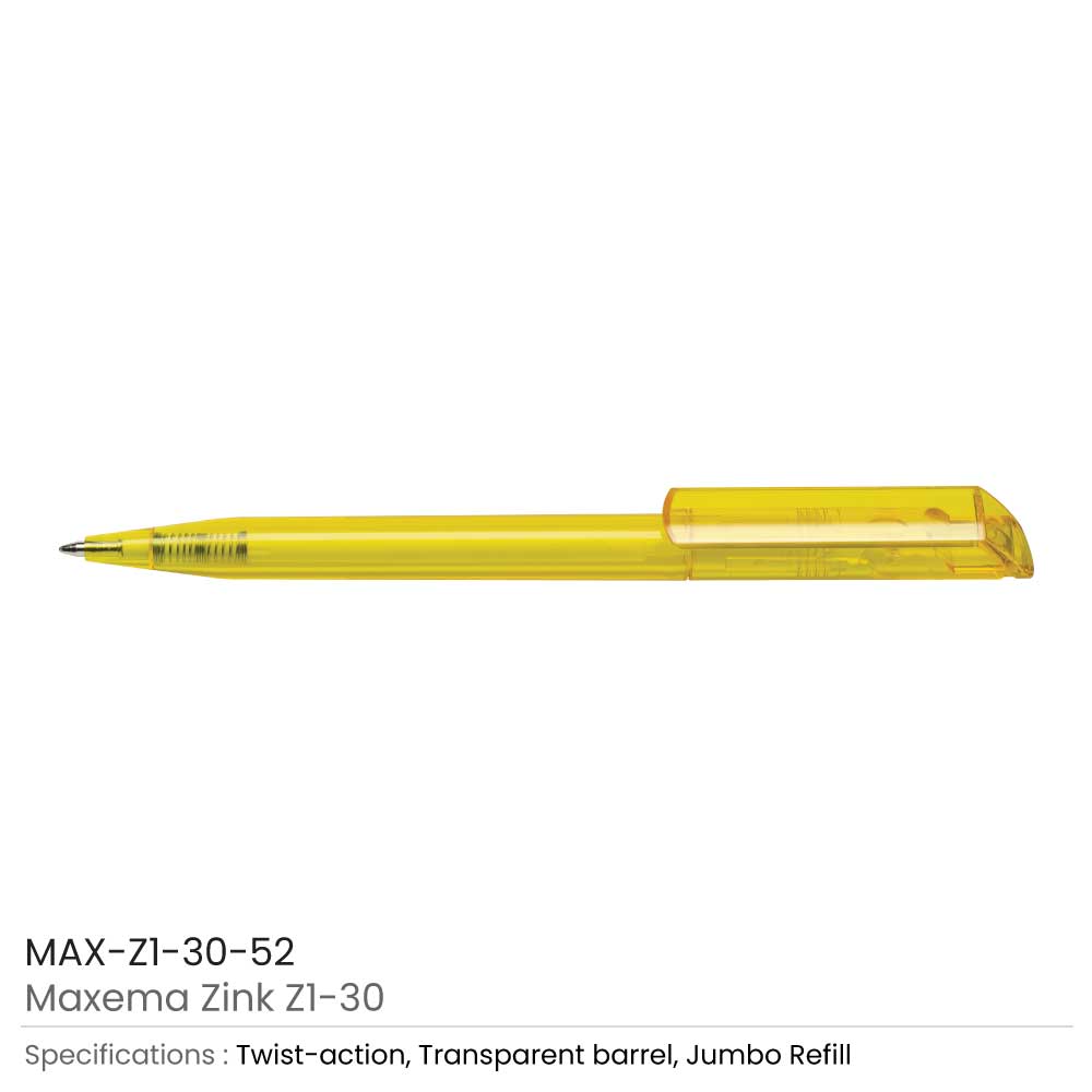 Maxema Zink Pens Transparent body
