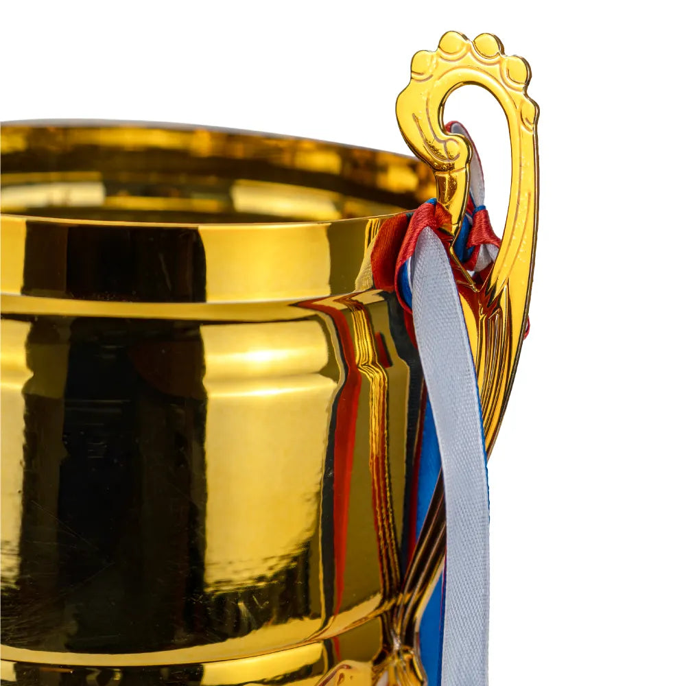 كأس معدني بشريط قابل للفك على المقبضين
