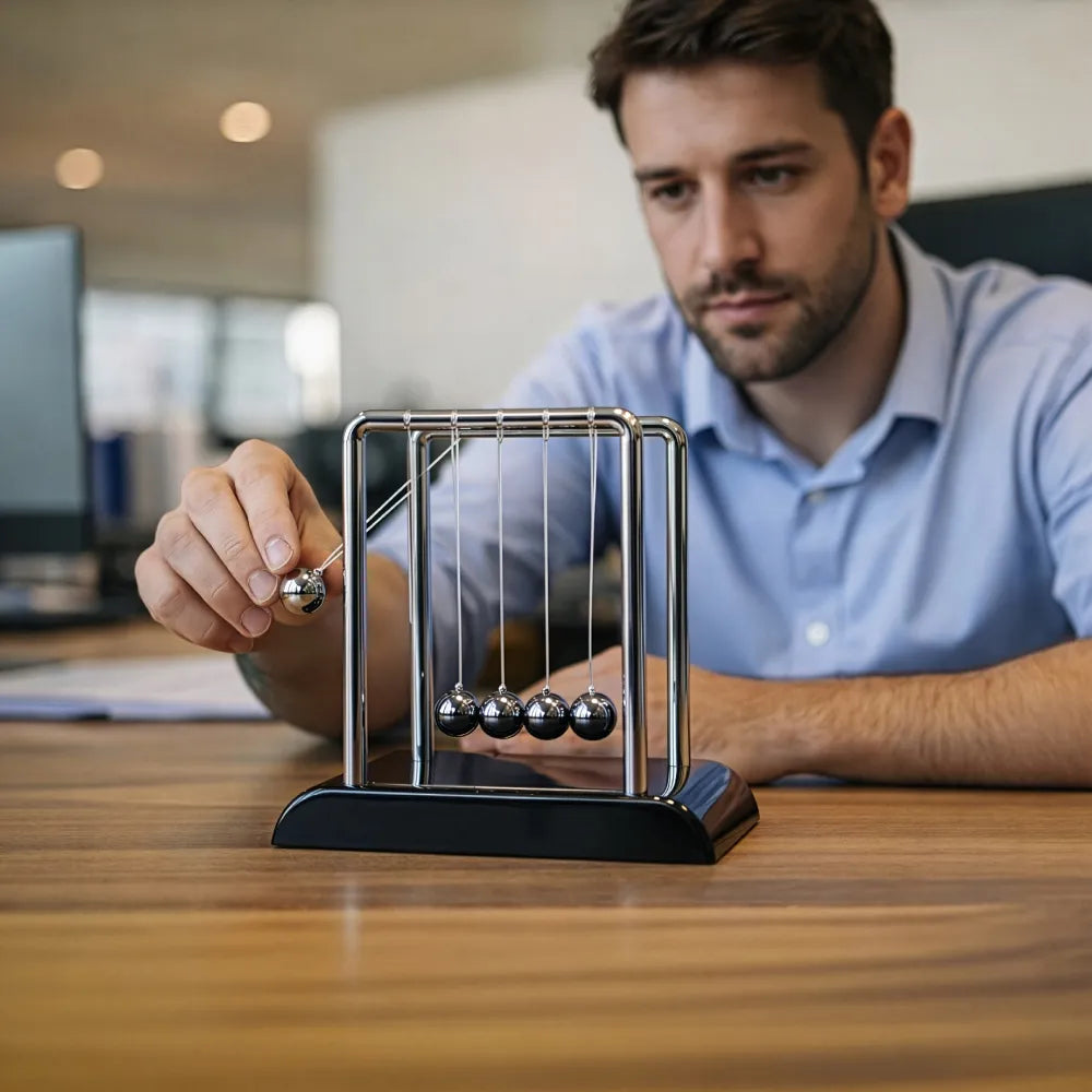 Metal Pendulum Balance Balls (Newton’s Cradle)