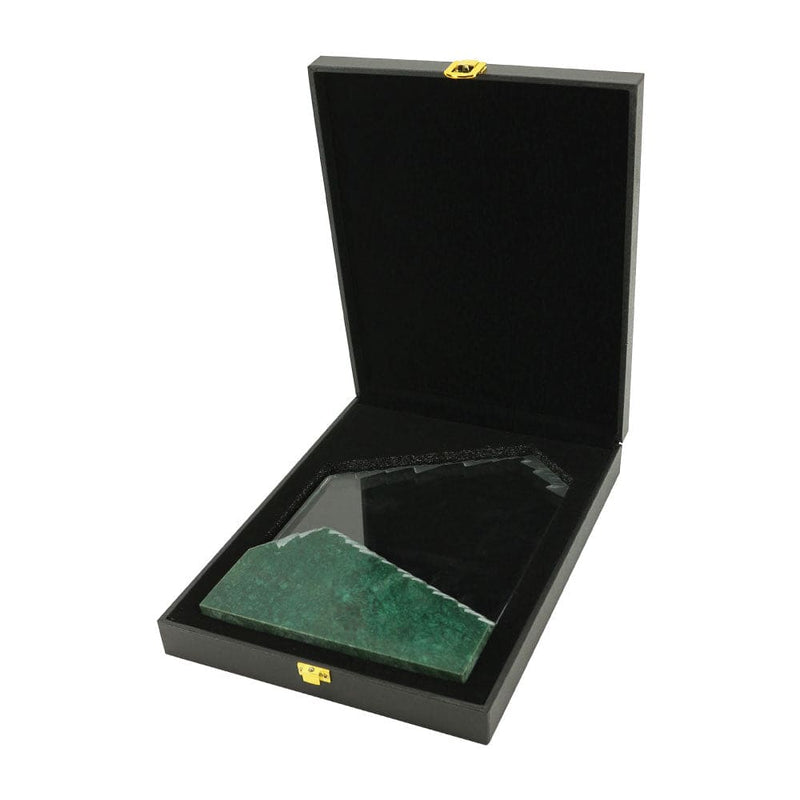 10 Mountain Shape Crystal & Marble Award