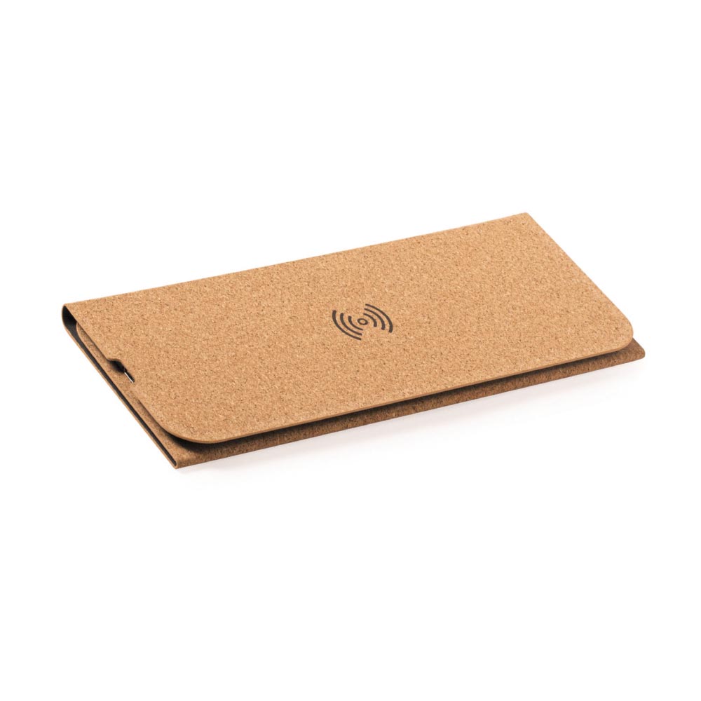 Cork Foldable Mousepads with 15W Wireless Charging Type-C
