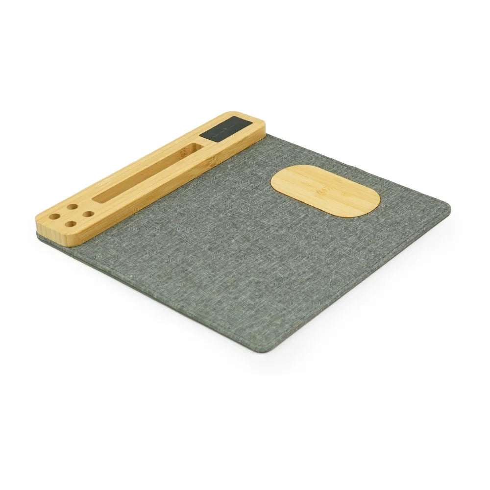 Multi-Function Mousepad, 15W Fast Wireless Charger & LED Logo