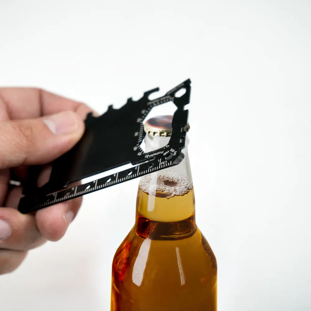 Multi-functional Tool Card in PU Leather Pouch