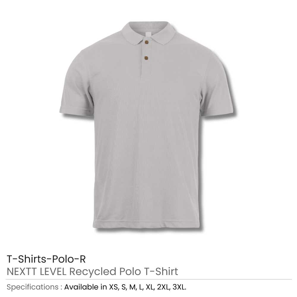 50 NEXTT LEVEL Recycled Polo T-Shirts | Size: S