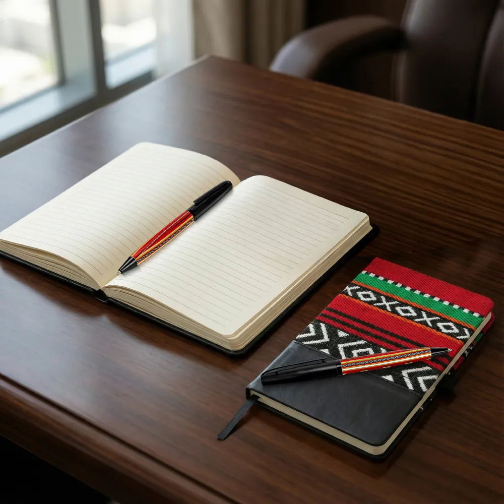 Notebook and Pen Giftset in Traditional SADU Designs
