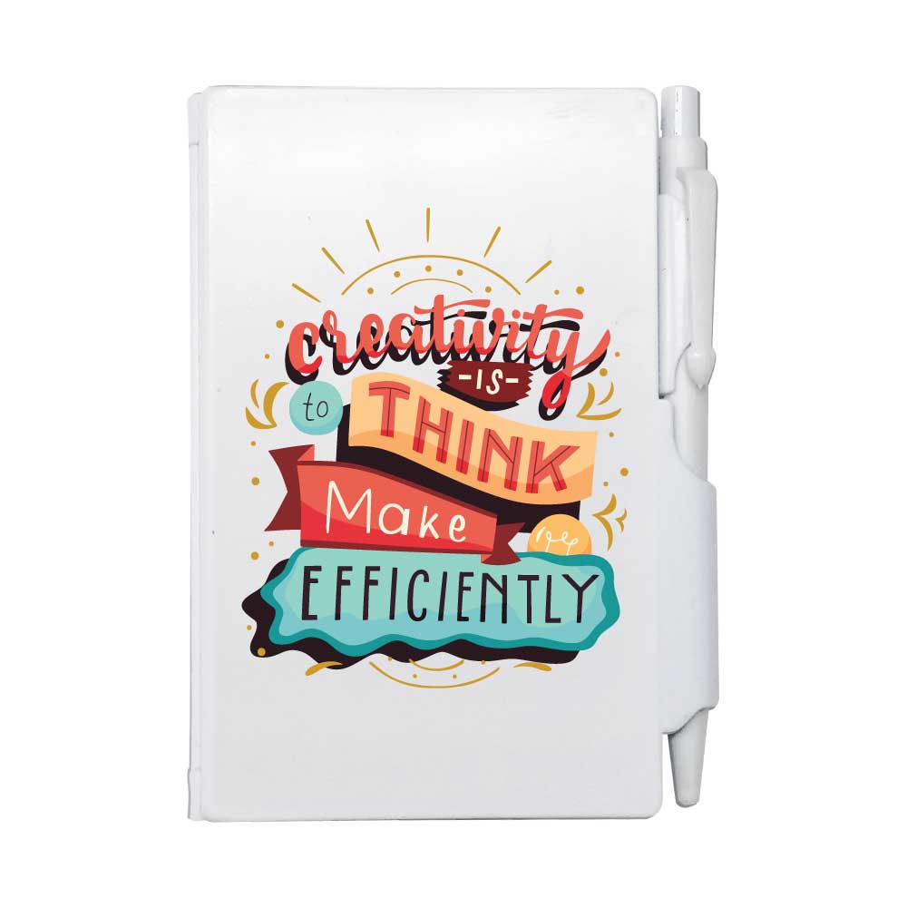 PVC Hard Cover Notepad with Pen