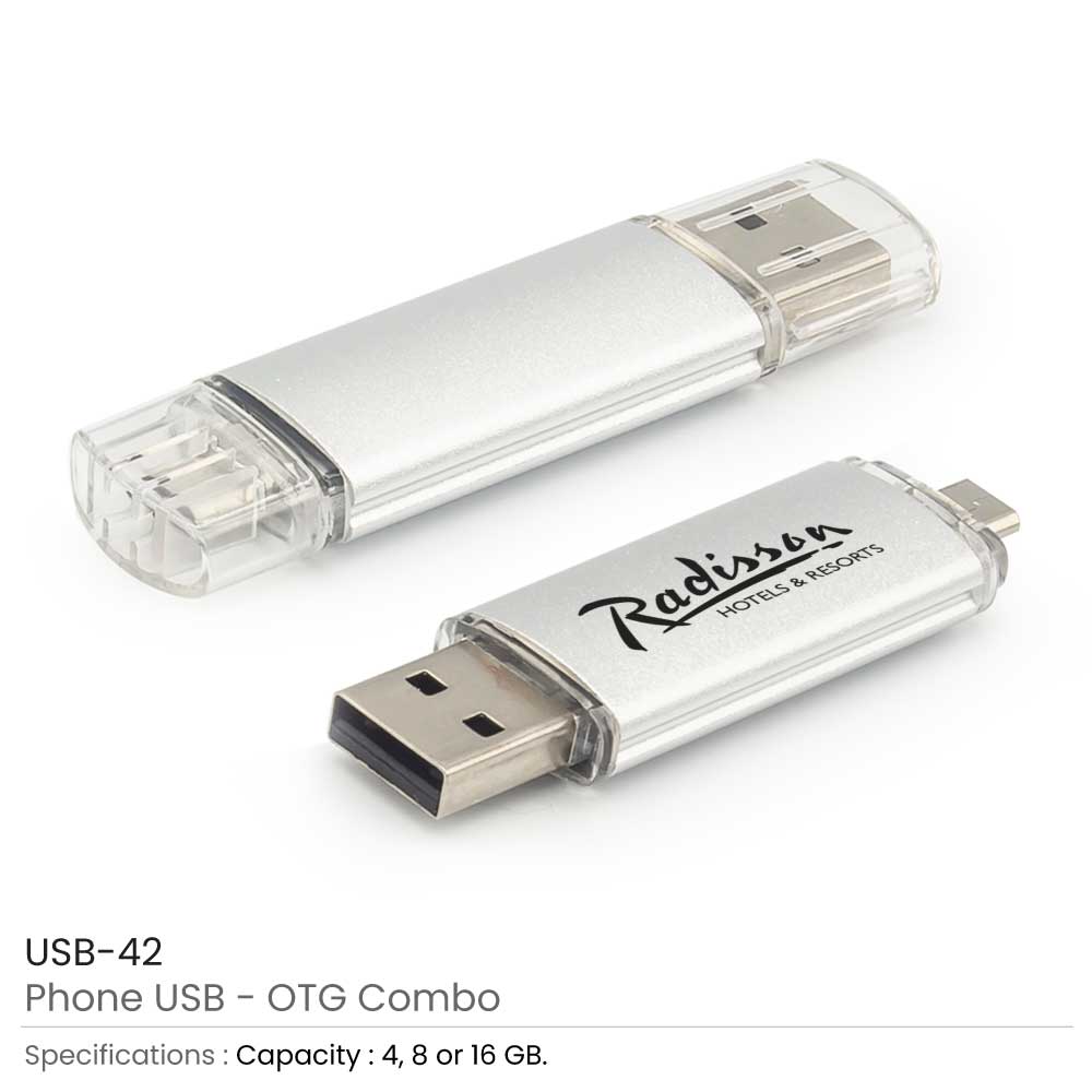 فلاشة USB مزدوجة للموبايل OTG