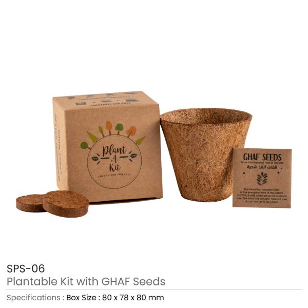 50 Plantable Kit with GHAF Seeds in Kraft Box