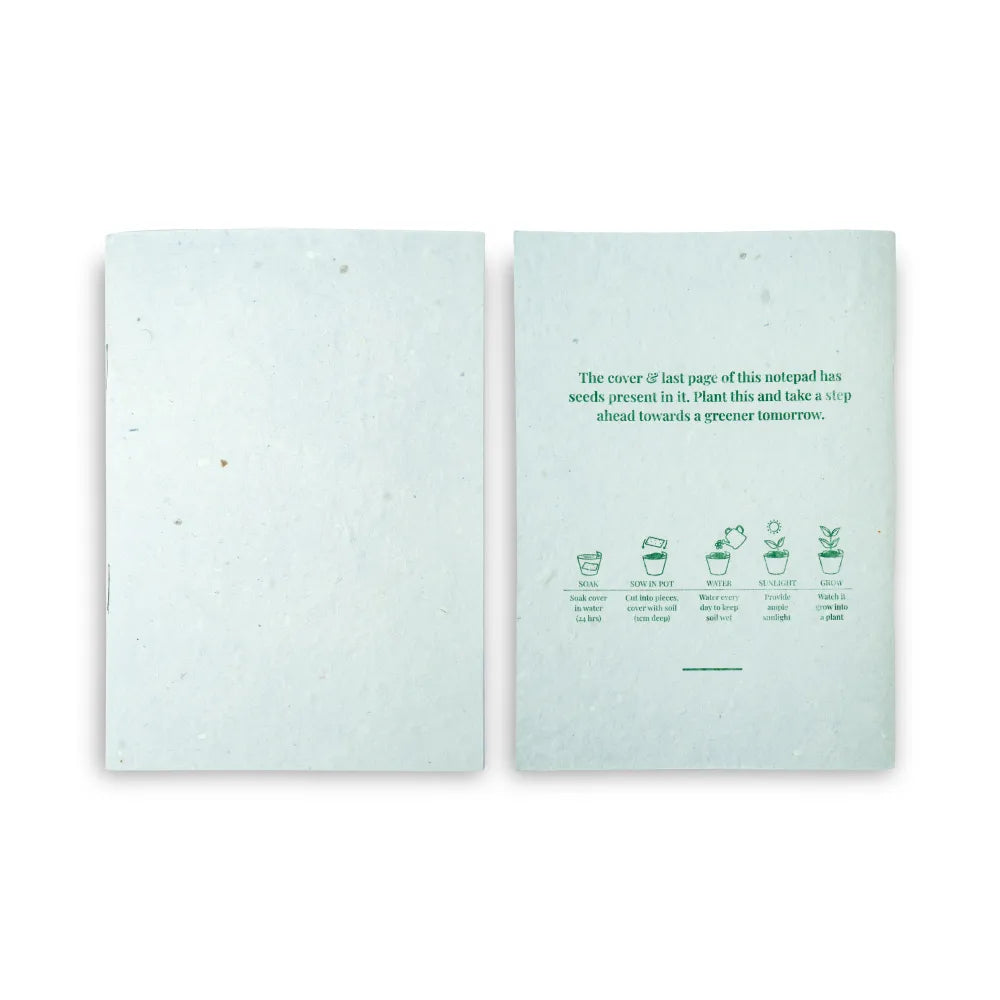 Plantable Notepads B6 with Wild Flower Seeds Covers