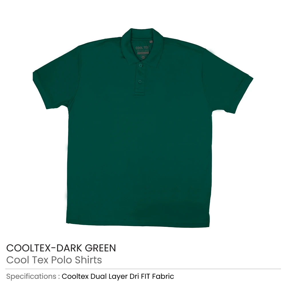 قميص بولو CoolTex قطن 100% — 220 غرام
