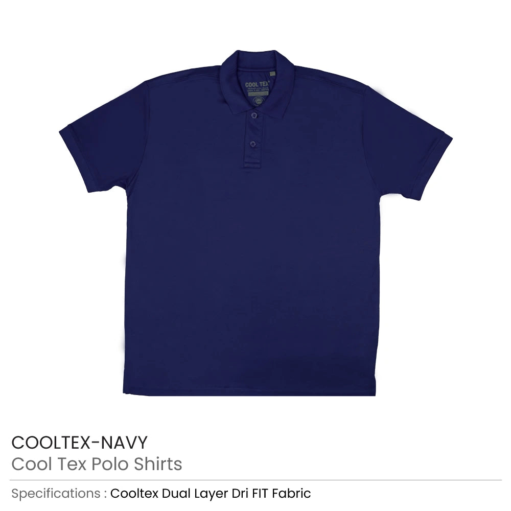 قميص بولو CoolTex قطن 100% — 220 غرام