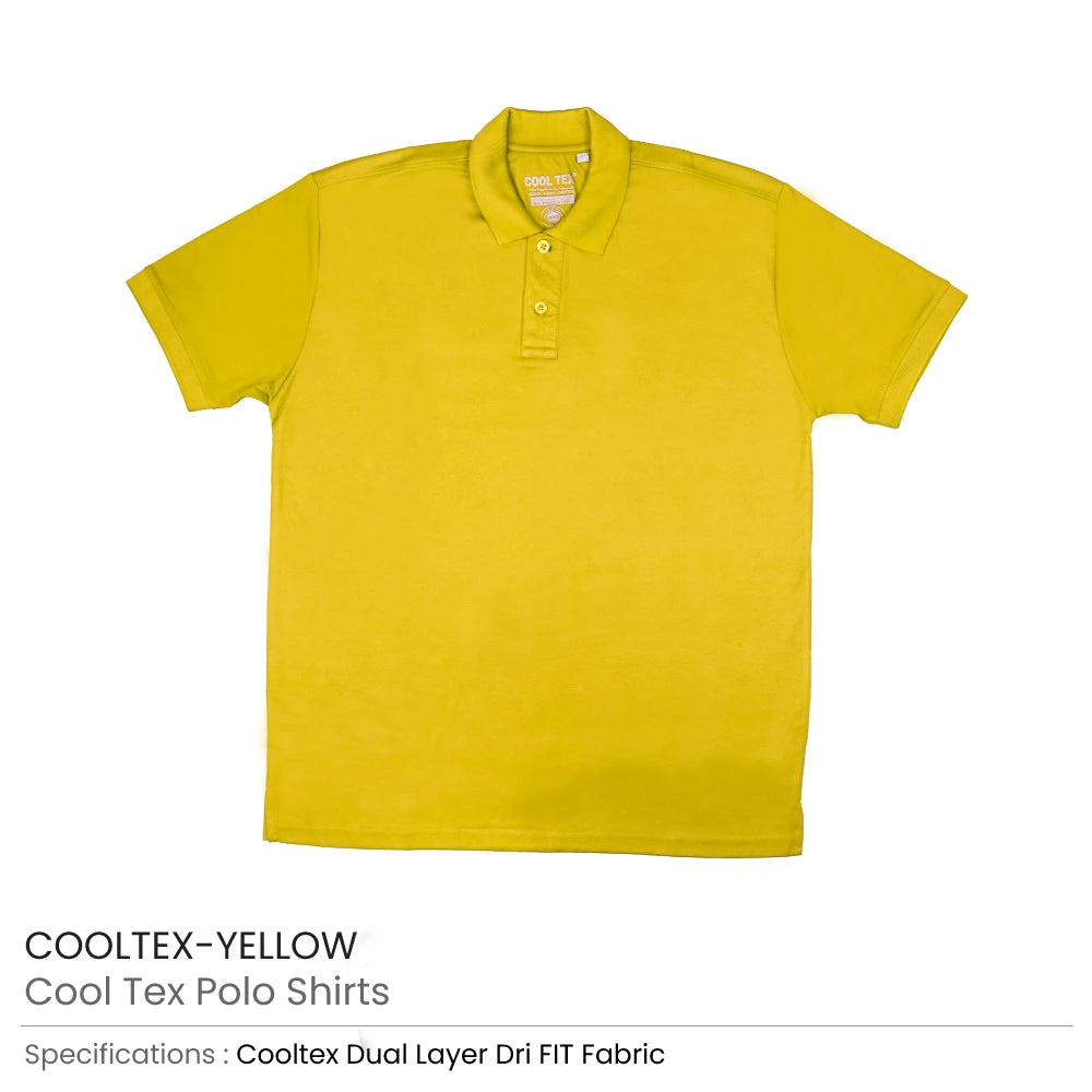 قميص بولو CoolTex قطن 100% — 220 غرام