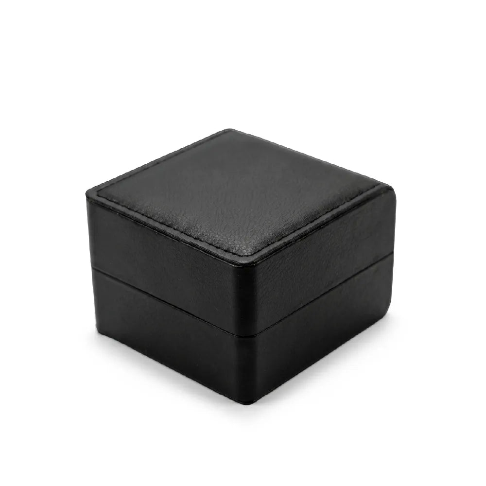 Premium PU Leather Single Watch Gift Box - closed view