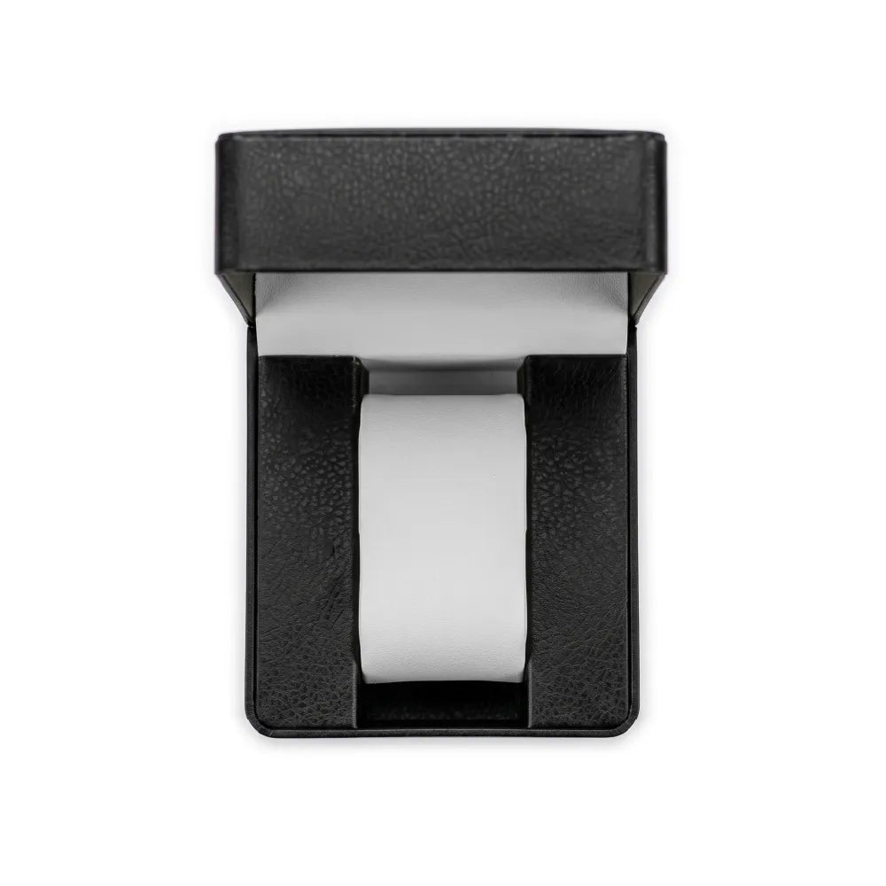 Premium PU Leather Single Watch Gift Box - open view
