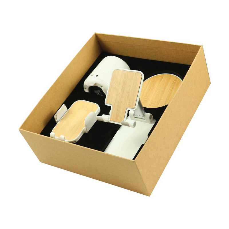 1 Promotional Tech Gift Sets with Brown Cardboard Gift Box