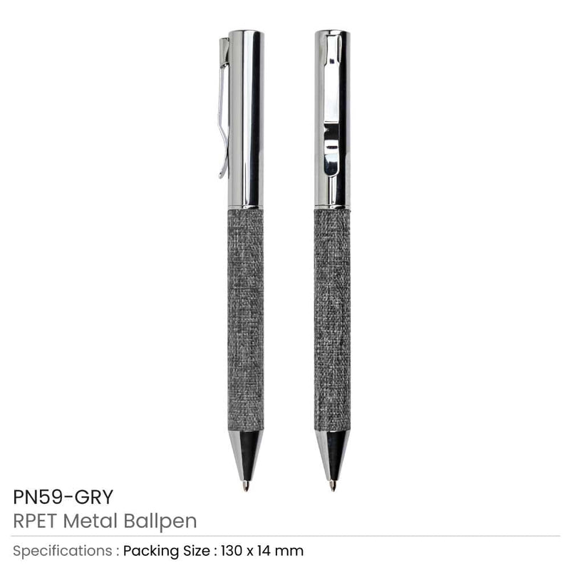 500 RPET Metal Ball Pens