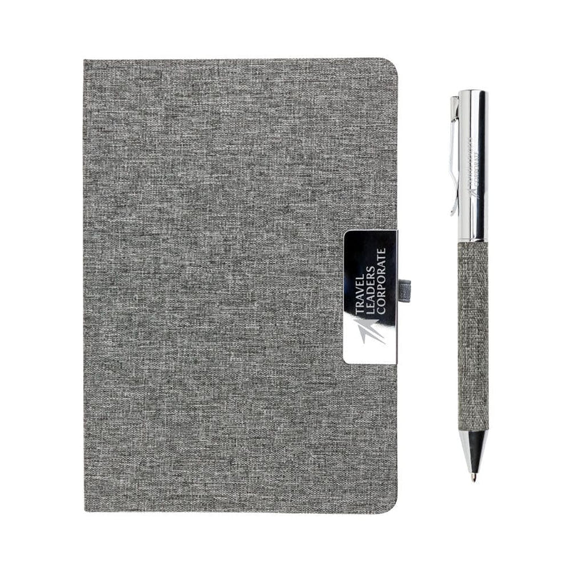 30 RPET Notebook and Pen Gift Sets