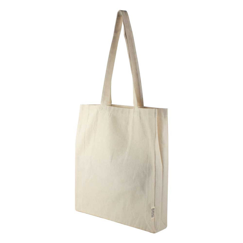 100 Recycled Cotton Bags with Gusset