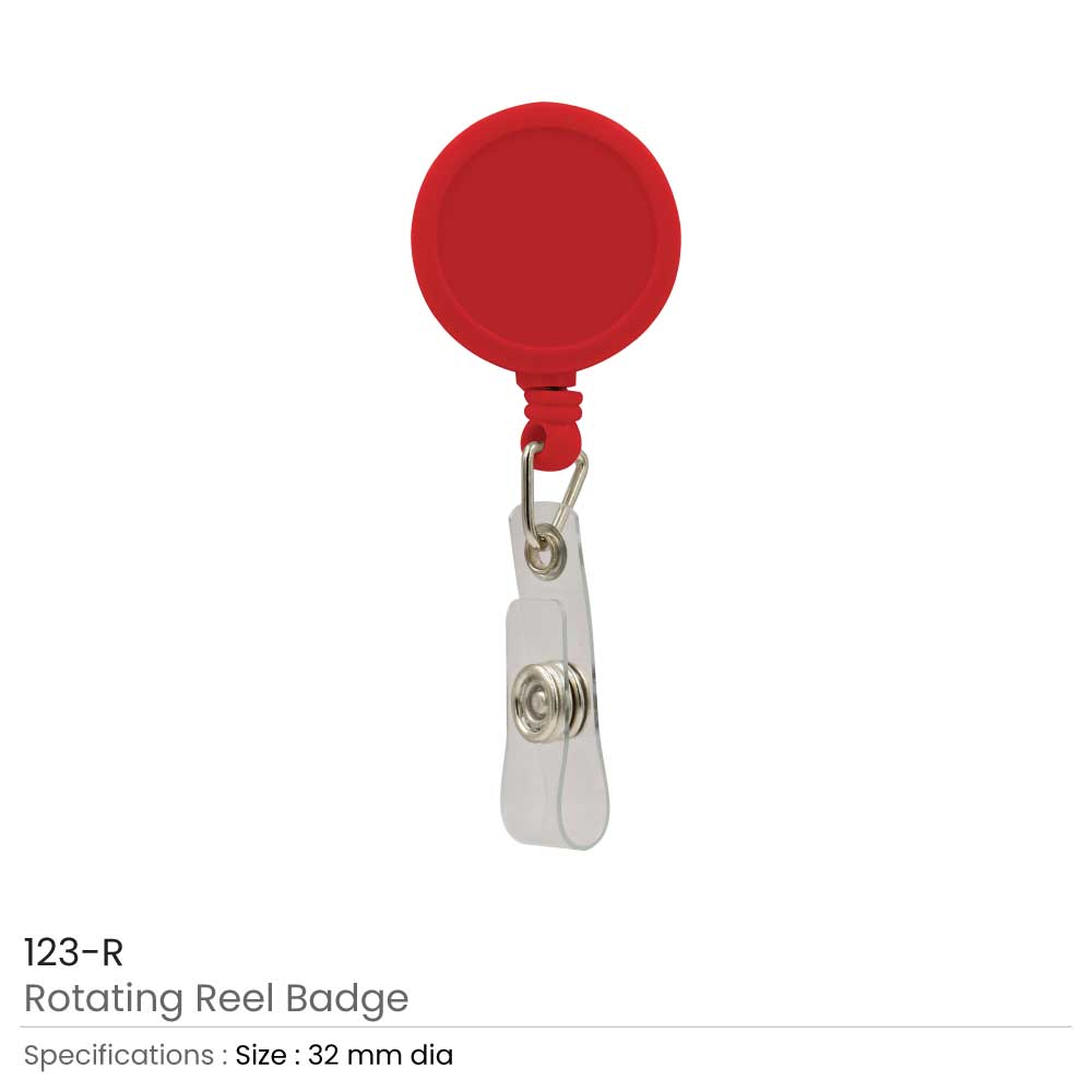 Rotating Reel Badges