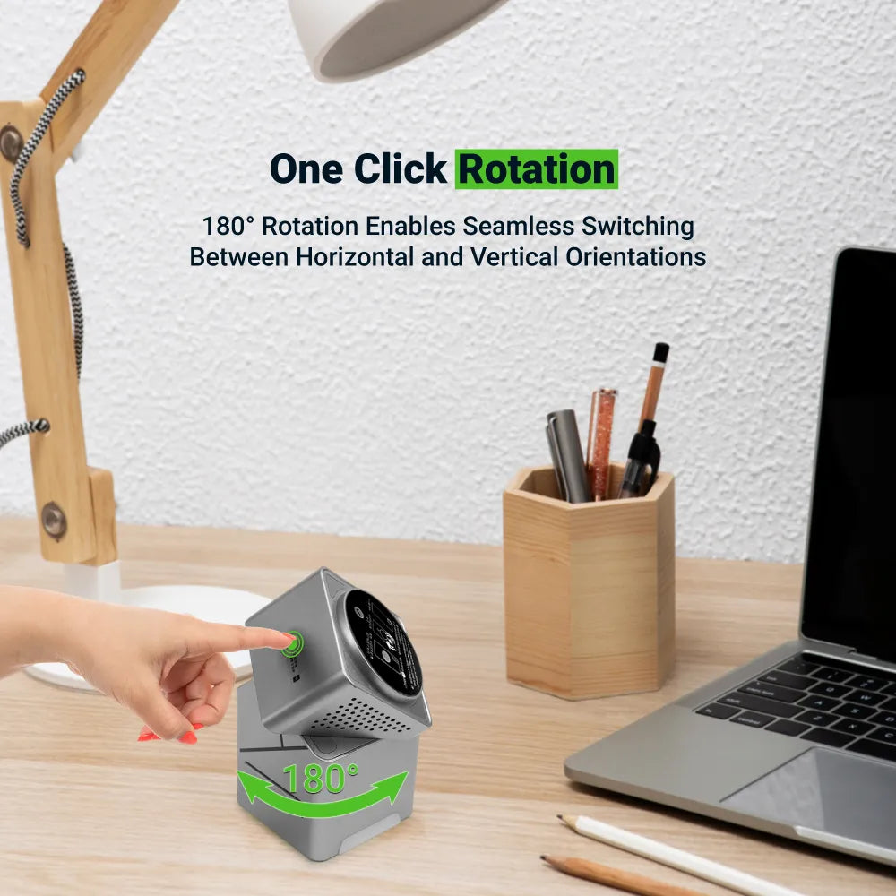 3-in-1 Rotating Wireless Charging Station 15W Fast Charging