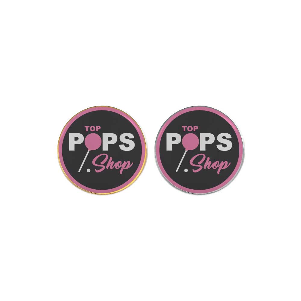 Round Flat Metal Badges — view 10 — MaxPrint Dubai