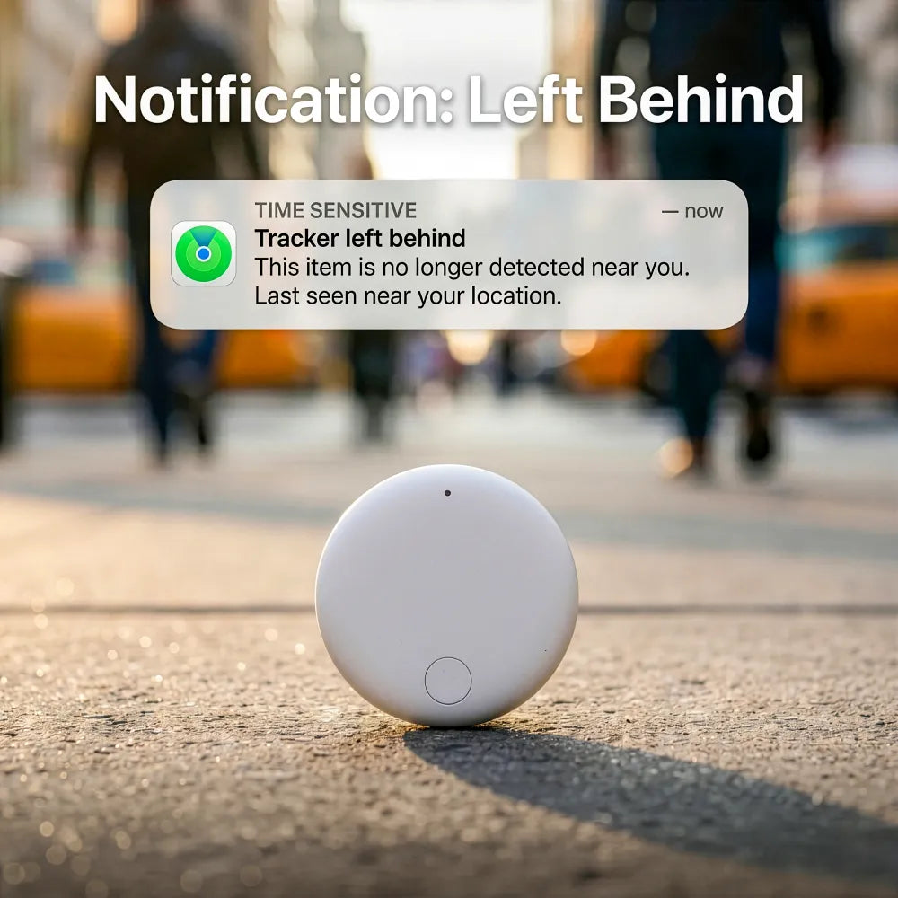 Smart Anti-Loss Tracker with PU Keychain – Track It Anywhere