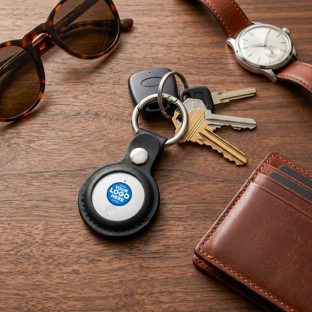 Smart Anti-Loss Tracker with PU Keychain – Track It Anywhere