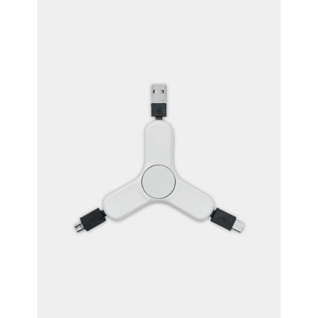 Spinner With Charging Cables