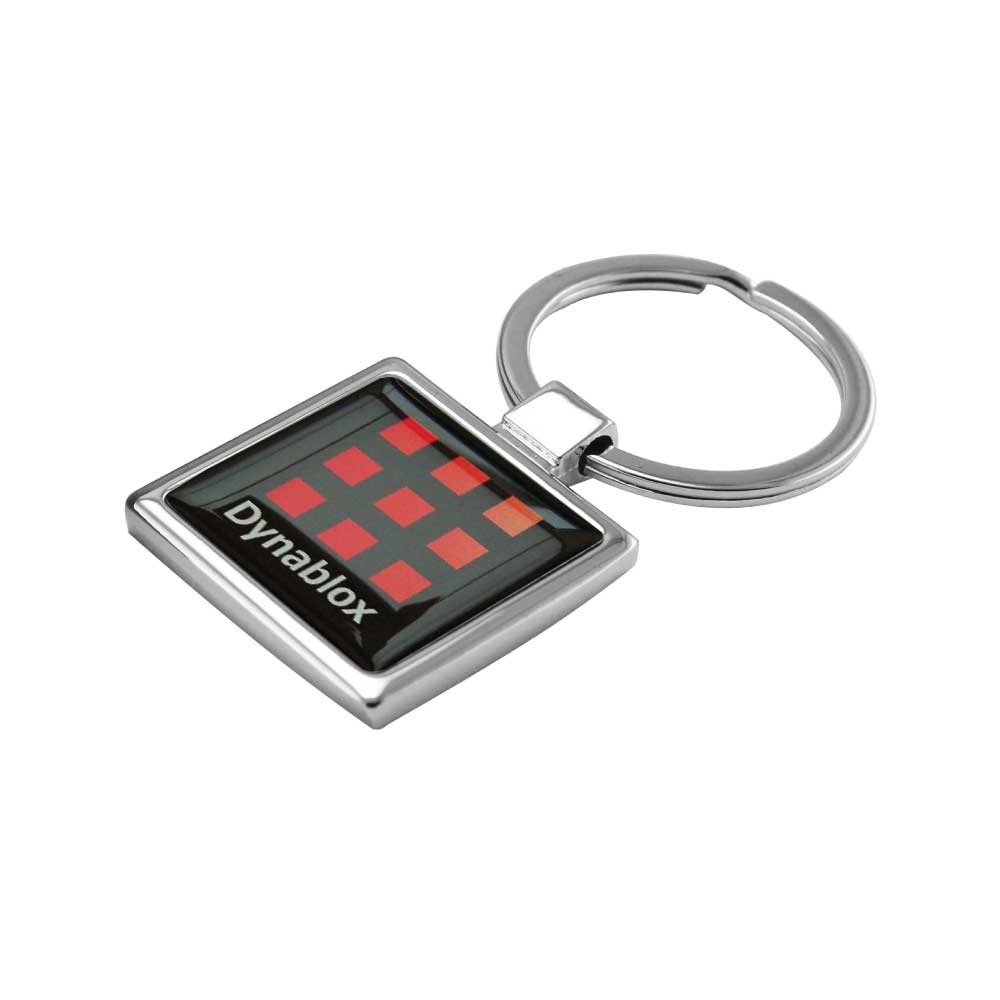 Square Metal Keychains
