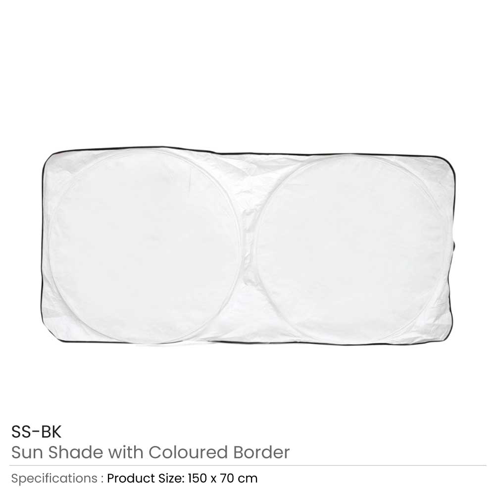 Sunshades for Cars in White Tyvek Material