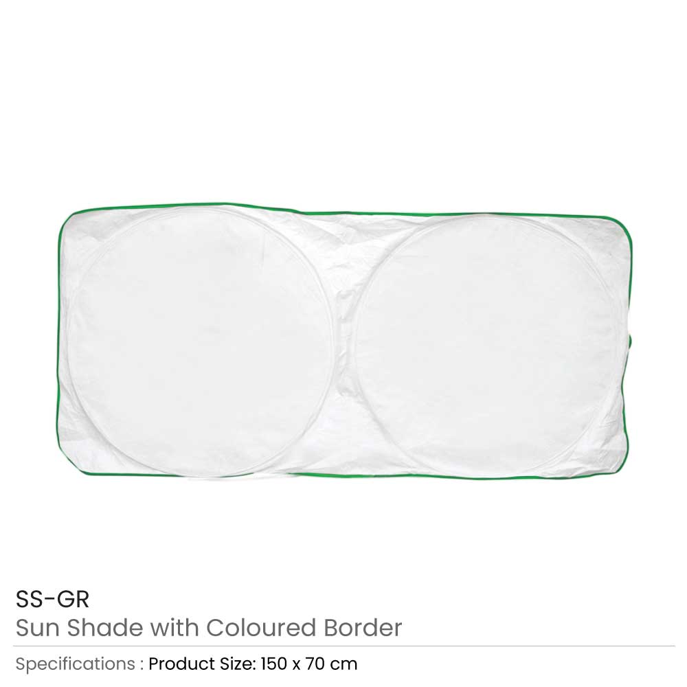 Sunshades for Cars in White Tyvek Material