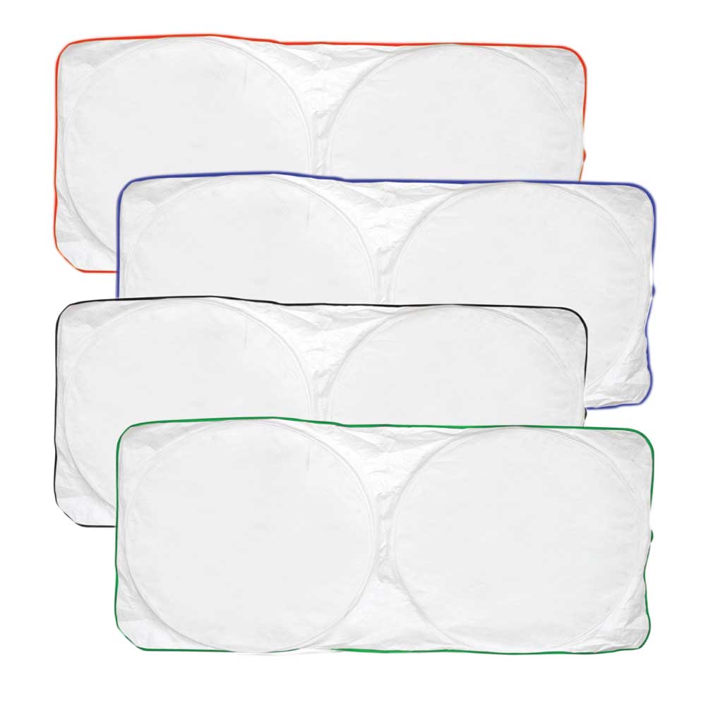 Sunshades for Cars in White Tyvek Material