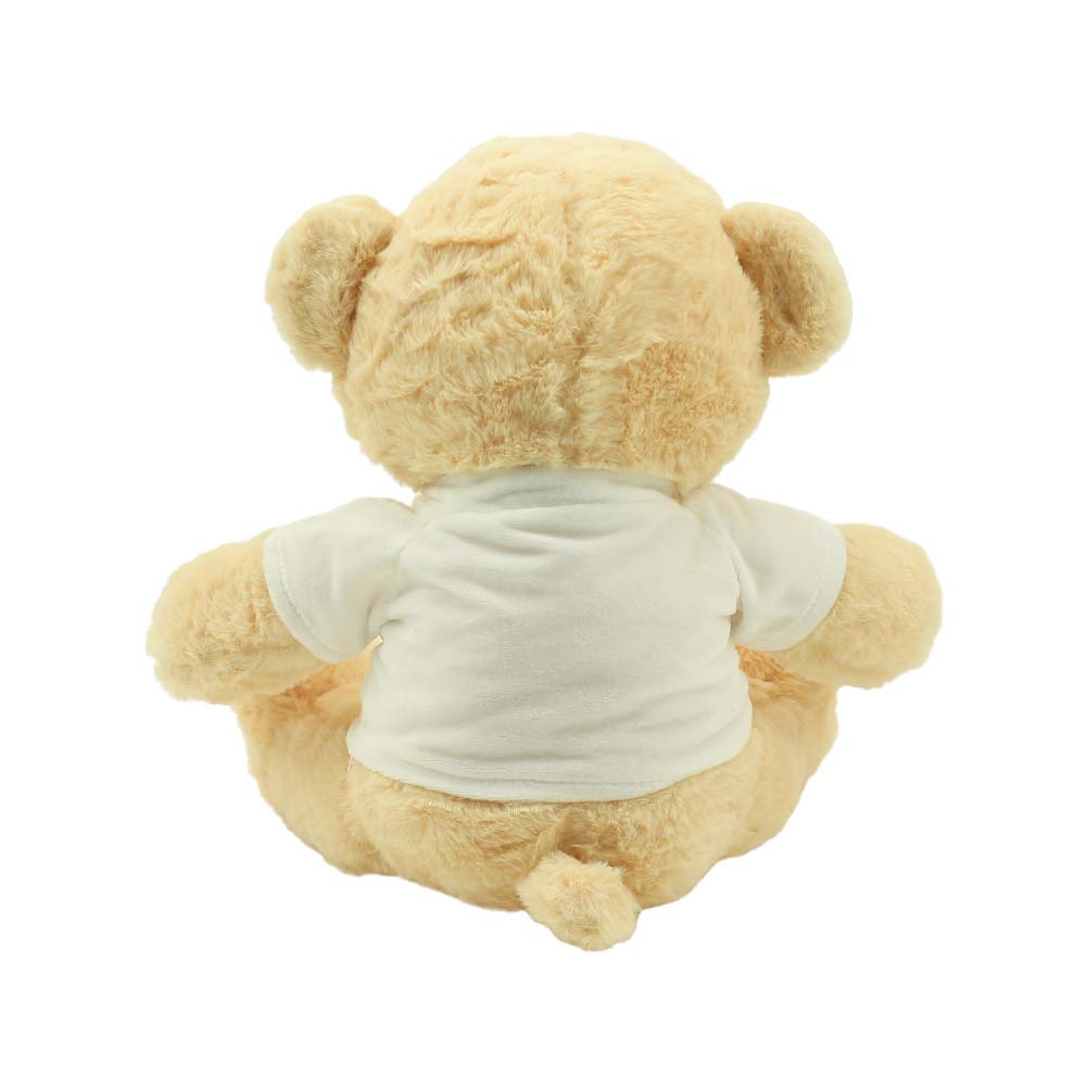 50 Promotional Teddy Bear Toys with Printable White Tshirt - Small Size