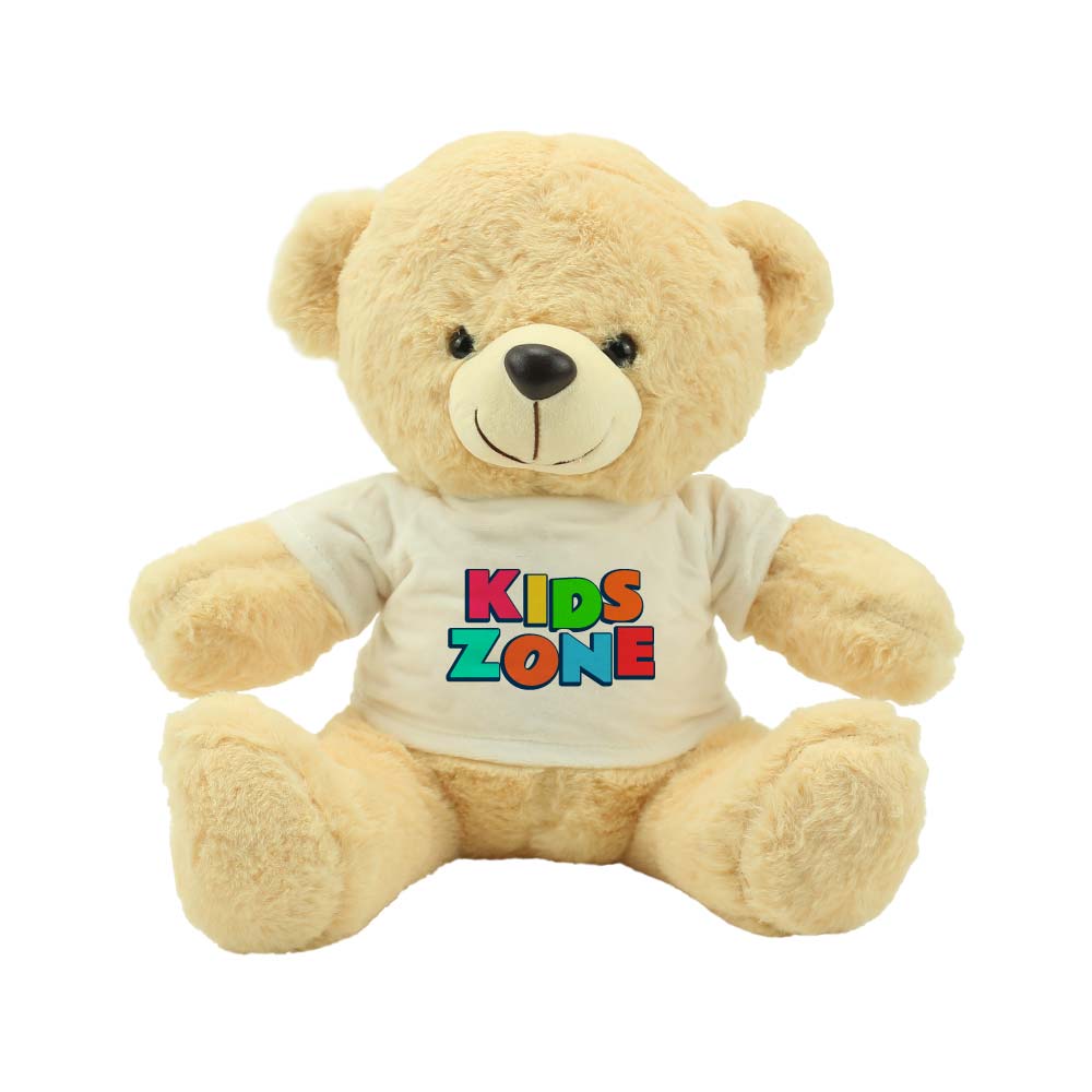 50 Promotional Teddy Bear Toys with Printable White Tshirt - Small Size