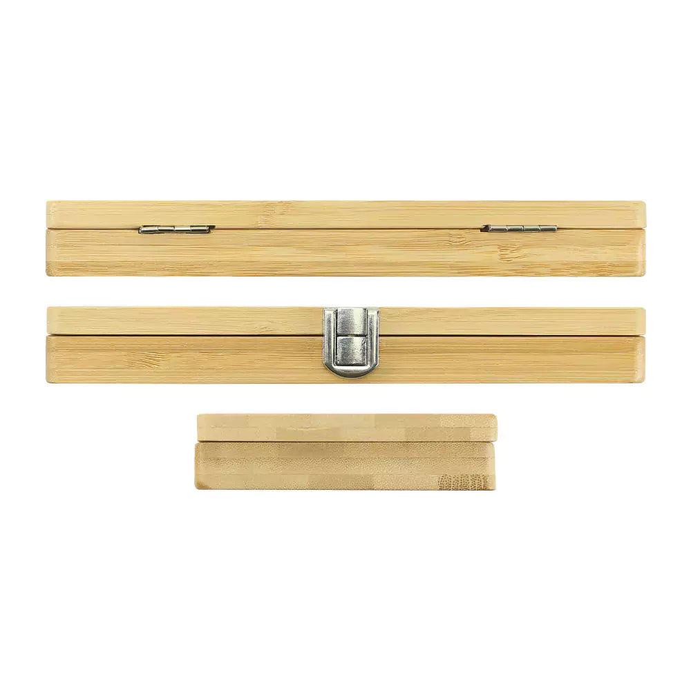 Tool Set in Bamboo Box with Silver Lock