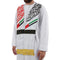 250 UAE Flag Polyester Scarf with Gold Tassel
