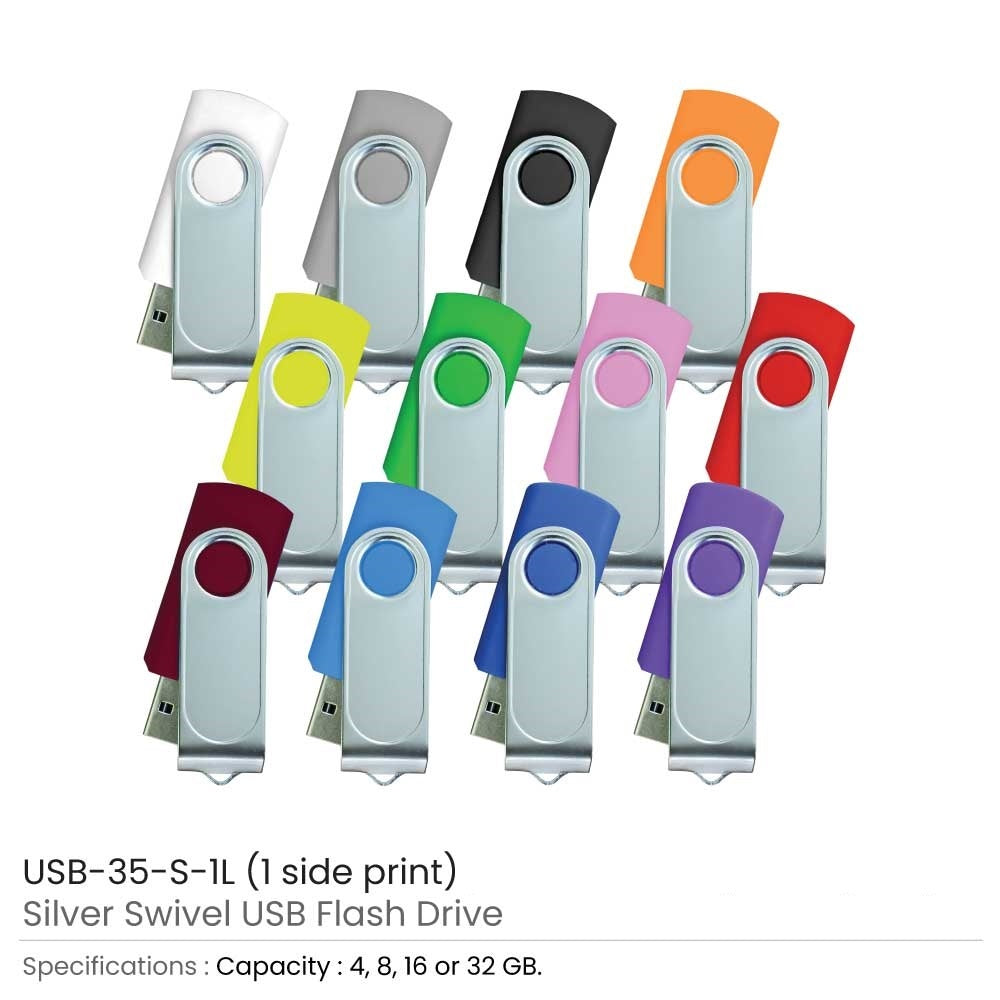 فلاشة USB بطباعة وجه واحد