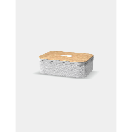 Uvc Sterilizer Organizer — Eco-Friendly Bamboo Desktop Organizer