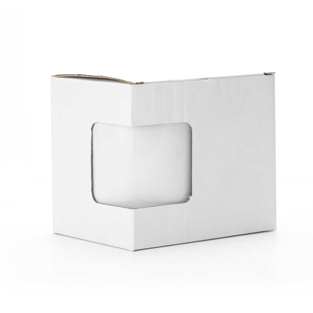 White Sublimation Mugs with Box