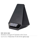 40 Wireless Charger BT Speaker with Clock