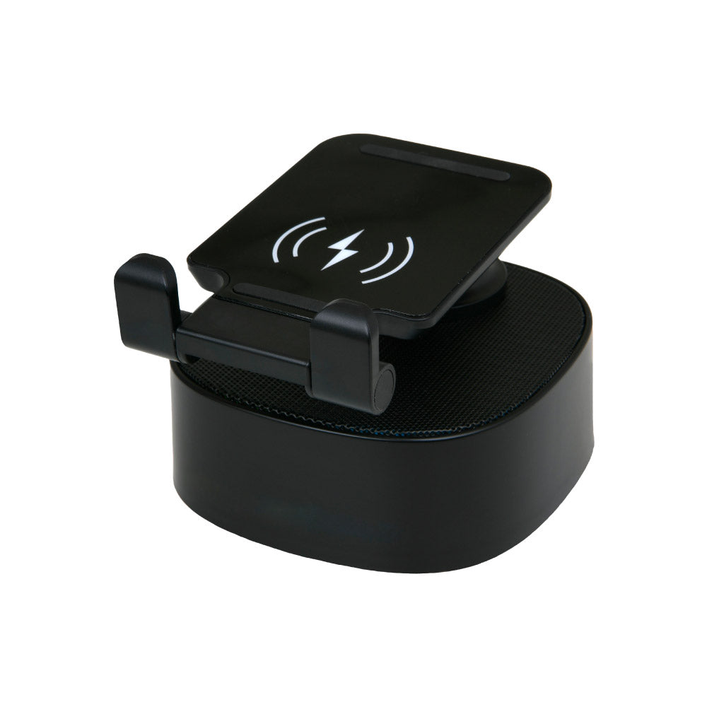 Wireless Fast Charger 15W with BT Speaker and RGB LED Logo