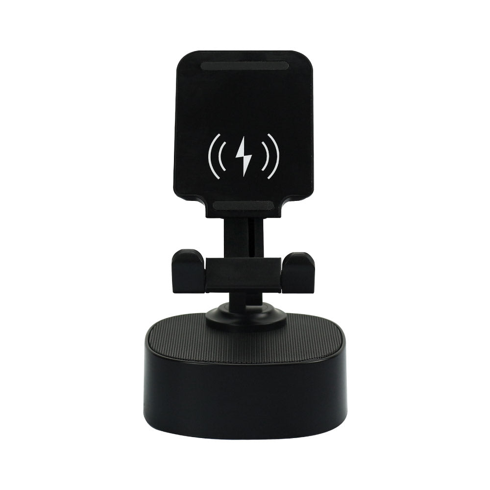 Wireless Fast Charger 15W with BT Speaker and RGB LED Logo