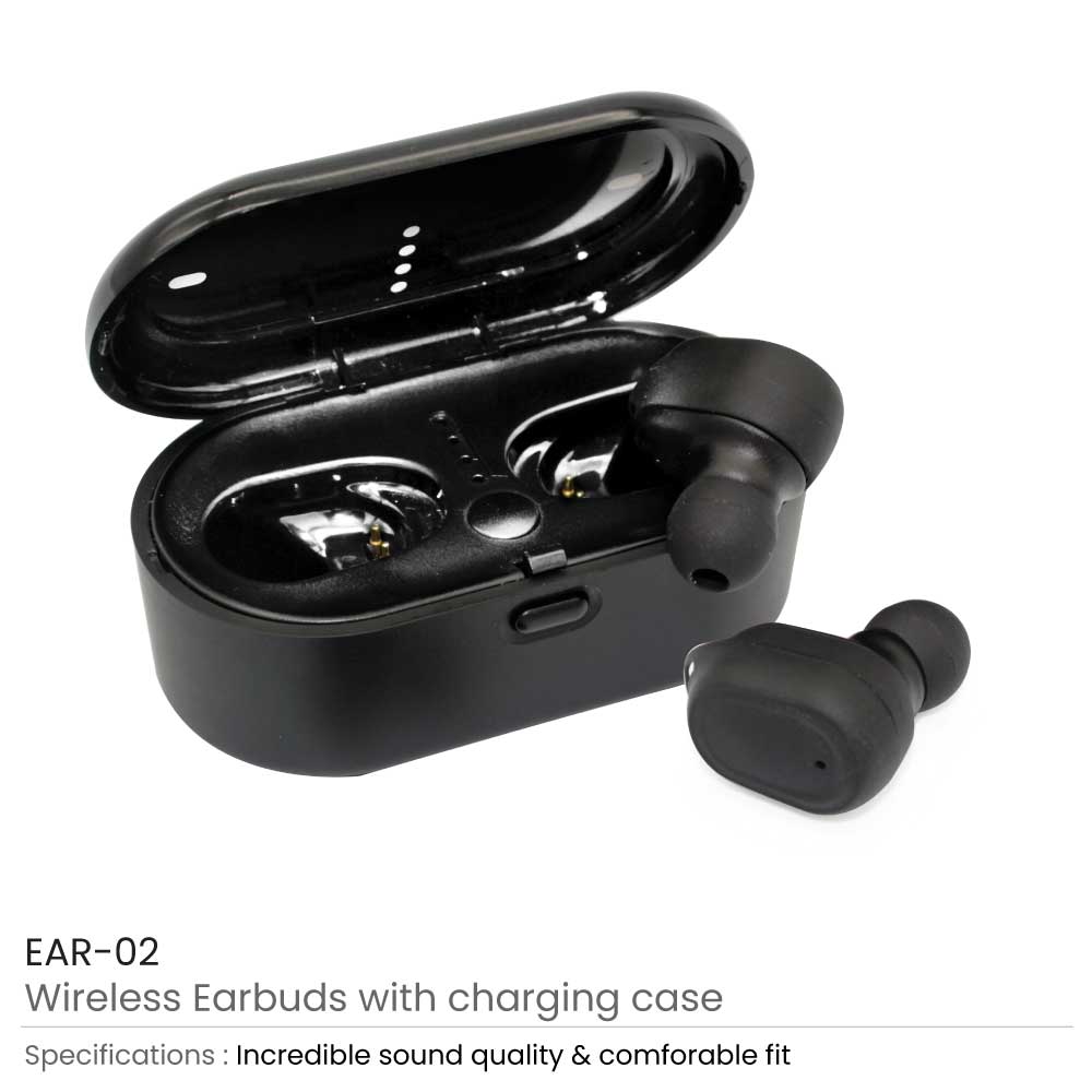 Wireless Earbuds with Charging Case